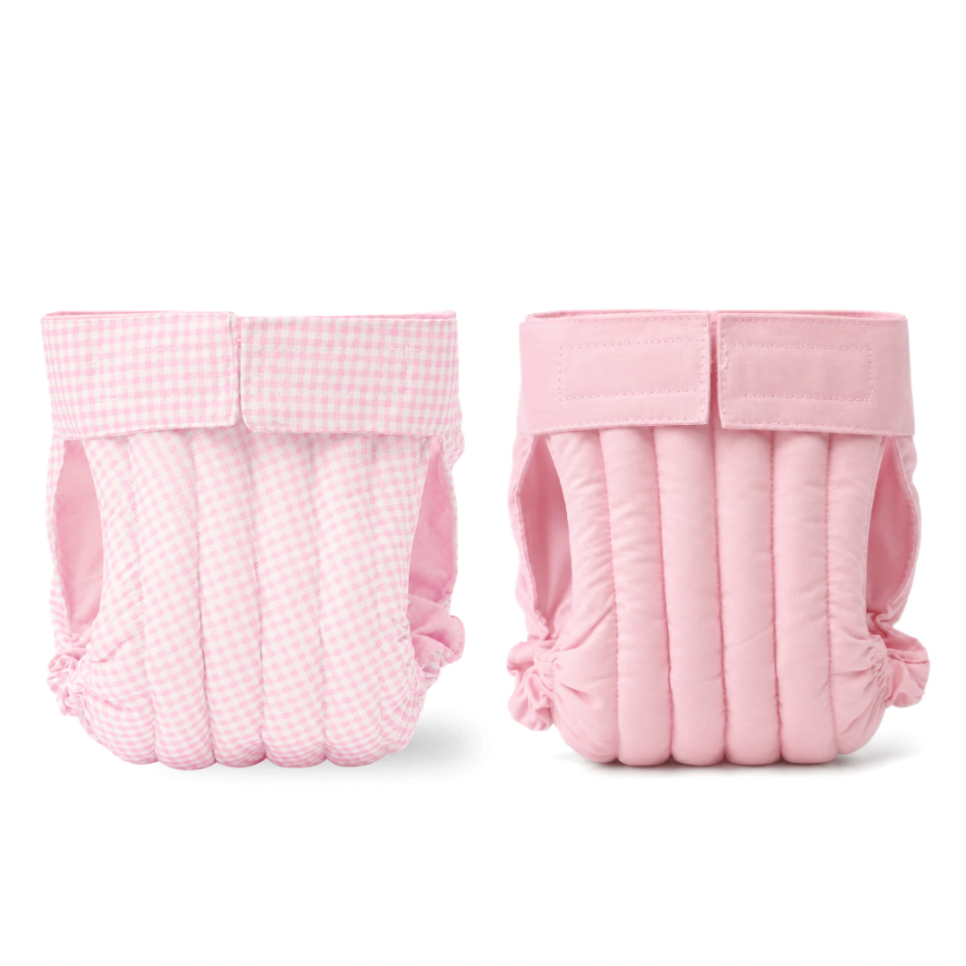 Pelene za široki povoj – set od 2 komada u roze boji