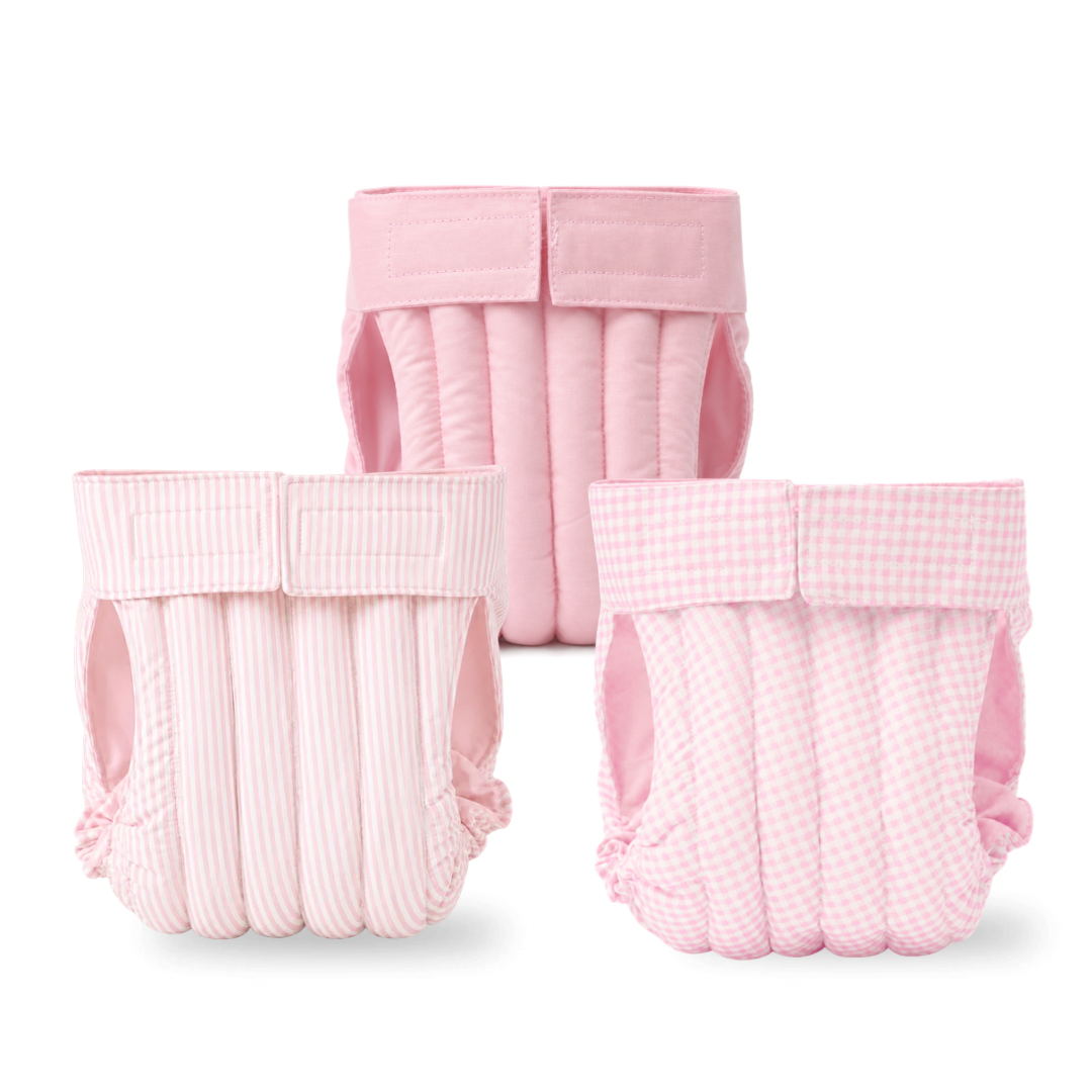 Pelene za široki povoj u roze boji – set od 3 komada