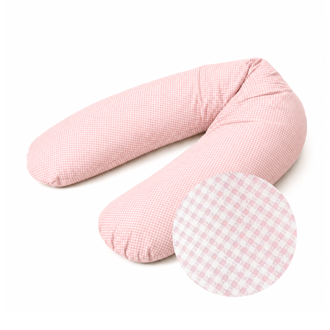 Beluga jastuk za trudnice i dojenje u roze pepito dezenu